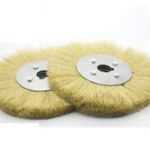 Factory direct sale copper wire flat wire brush pure copper wire flat wire wheel round polishing wheel