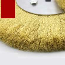 Factory direct sale copper wire flat wire brush pure copper wire flat wire wheel round polishing wheel