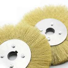 Factory direct sale copper wire flat wire brush pure copper wire flat wire wheel round polishing wheel