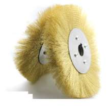 Factory direct sale copper wire flat wire brush pure copper wire flat wire wheel round polishing wheel