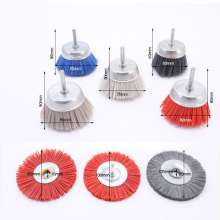 Sanyang Abrasives Imported Abrasive Screw Bowl Rod Flat Nylon Wire T-shaped Brush with Handle Abrasive Wire Flat Brush