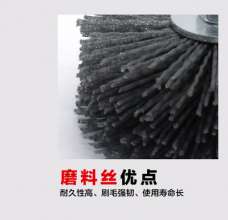 Factory direct sale Jedda wire polishing flower head abrasive wire mahogany furniture wood carving root carving relief wear-resistant tool polishing
