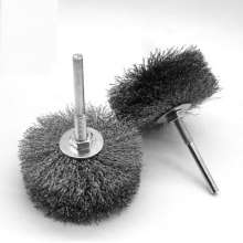 Wire wheel polishing flower head Wire flower head wood carving brushed open woodworking furniture Thuja peeling root carving relief brush