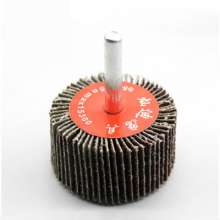 Louver grinding head with handle sandpaper emery cloth grinding head cylindrical woodworking grinding and polishing wheel pointed louver electric grinding head
