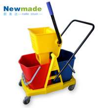 Thicken wheeled water truck property cleaning cleaning mopping mop squeeze bucket factory direct mop cleaning bucket