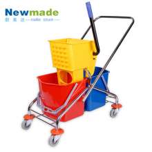 Water squeezing truck Water squeezing machine double barrel squeezing truck 46L side pressure double barrel squeezing truck electroplating factory direct sales