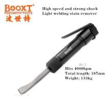 Taiwan BOOXT direct sales BX-2 chisel welding slag removal machine F2 straight pneumatic welding slag blade elbow flat shovel powerful. Pneumatic shovel. shovel