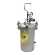 4 liters stainless steel pneumatic pressure tank. BOOXT factory genuine AT-5E (FG) SS bottom row pressure tank. Mixing tank