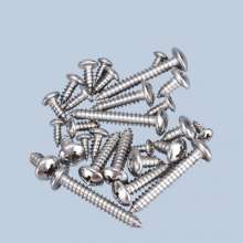 M4 M4.2 M4.8 round head tapping 304 stainless steel cross pan head tapping screw PA pointed tail screw mushroom head screw rose