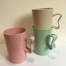 Factory wholesale wheat perfume cup, tooth brushing cup, environmentally friendly non-toxic household wash cup, wheat stem, gift department store