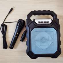Outdoor portable 668 bluetooth speaker portable subwoofer gift factory direct sale with microphone square dance speaker