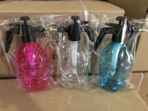 1.5L Transparent Classic Air Pressure Watering Can Adjustable Plastic Flower Watering Watering Can Kettle Garden Gardening Supplies