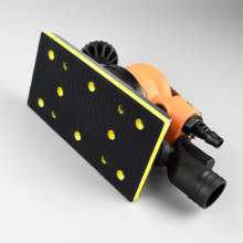 Taiwan BOOXT pneumatic tool manufacturer AT-7019B woodworking auto repair pneumatic square sandpaper machine. 100*180 sanding machine. Grinding machine