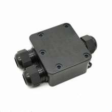 Factory direct IP68 waterproof junction box G712 plastic cable junction box one in two out junction box