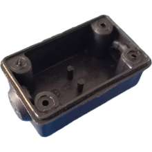 Waterproof junction box Outdoor lighting waterproof box Black plastic junction box Factory direct sales large quantity and excellent price