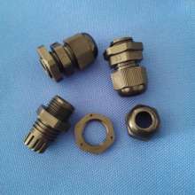 Factory direct sales PG9 nylon Glen head M16 plastic cable waterproof connector cable fixing head is large and favorably