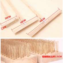 Xinda long handle floor brush ceramic tile bathroom kitchen decontamination and rust removal brush long hair stainless steel wire brush floor cleaning brush