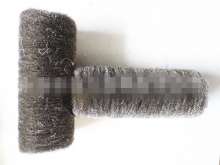 Xinda factory direct sale 150*32 flat roller steel wire wheel 0.15 stainless steel wire rust removal polishing wheel