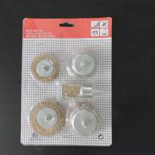 Factory wire brush card pen-shaped wire brush set cleaning brush polishing pipe brush bowl type polishing wheel