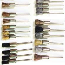 Y-shaped mini steel wire mini brush, copper wire, T-shaped stainless steel wire, mini tool brush, horsehair brush