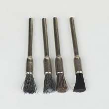 Y-shaped mini steel wire mini brush, copper wire, T-shaped stainless steel wire, mini tool brush, horsehair brush