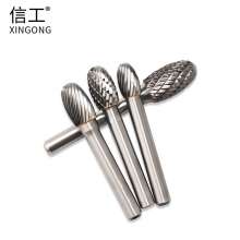 Carbide rotary file Tungsten steel grinding head Alloy grinding head Tungsten steel milling cutter Metal engraving grinding tool E type 6mm