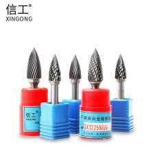 Carbide rotary file Tungsten steel grinding head Alloy grinding head Arc-shaped tip G-type metal grinding head