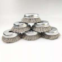 125 bowl type stainless steel 100 wire brush angle grinder wire wheel authentic 201 and 304 stainless steel wire wheel