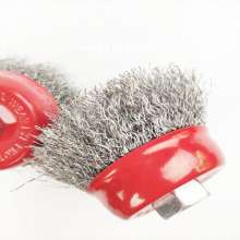 Bowl brush 304/201 stainless steel wire polishing and rust removal steel wire wheel Stainless steel wire Luo bowl brush