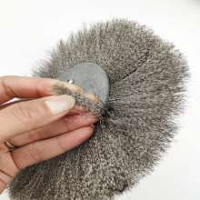 Flat stainless steel wire wheel, wire brush, angle grinder wire wheel, stainless steel wire, rust remover wire wheel