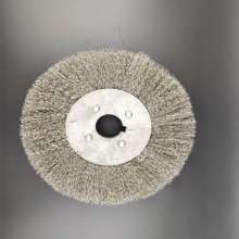 Flat stainless steel wire wheel, wire brush, angle grinder wire wheel, stainless steel wire, rust remover wire wheel
