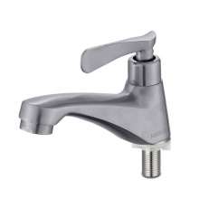 304 stainless steel 98 single cold basin faucet bathroom cabinet washbasin ceramic basin single cold faucet