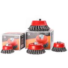 Xinda Twisted Wire Grinding Wheel Bell Mouth Twisted Wire Bowl Type Wire Wheel Ship Derusting Grinding Brush Derusting Brush Kink Brush