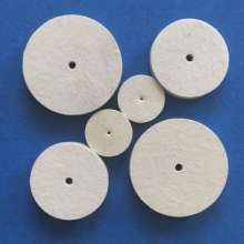 Custom thick felt wheel polishing wheel parallel wool disk glass jade wooden bead metal mirror polished fine hair