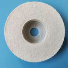 Wool polishing wheel, felt wheel, stainless steel, porcelain, wood, marble, polishing and polishing 100*16*12mm