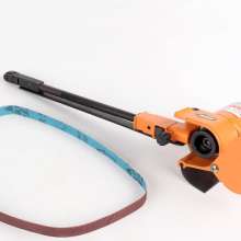 Taiwan BOOXT direct sale AT-7008 deep hole extension rod pneumatic belt sander handheld 12.7*610mm industrial. Pneumatic polishing machine. polisher
