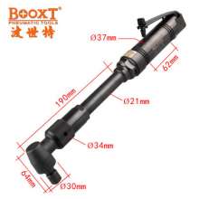 Taiwan BOOXT pneumatic tool factory direct sales BX-37A-5W extended shaft 90 degree elbow pneumatic carving grinder. Pneumatic sander. Engraving machine