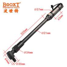 Taiwan BOOXT pneumatic tools factory direct sales. BX-37A-8W lengthened 90 degree right angle pneumatic grinder. Pneumatic sander