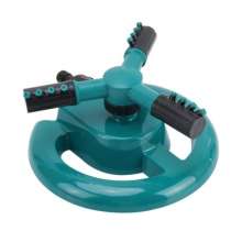 360 degree automatic garden watering garden forest irrigation automatic rotating sprinkler, lawn watering trigeminal sprinkler