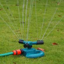 360 degree automatic garden watering garden forest irrigation automatic rotating sprinkler, lawn watering trigeminal sprinkler