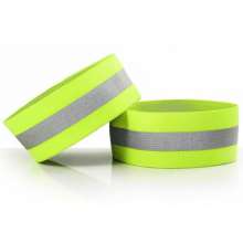 Elastic elasticity 360 degree safety reflective riding belt riding wrist strap reflective material