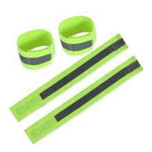 Elastic elasticity 360 degree safety reflective riding belt riding wrist strap reflective material
