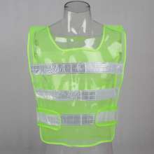 Reflective safety vest small red net small green net reflective vest lattice reflective strip reflective clothing reflective material manufacturer