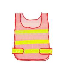 Reflective safety vest small red net small green net reflective vest lattice reflective strip reflective clothing reflective material manufacturer