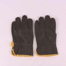 Labor protection protective welder gloves Light dark top layer leather driver welding labor protection gloves Multi-purpose construction site protective gloves Electric welding gloves