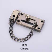 Factory direct drawing 201 stainless steel bolt hotel household door bolt door buckle stainless steel bolt anti-theft chain