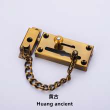 Factory direct drawing 201 stainless steel bolt hotel household door bolt door buckle stainless steel bolt anti-theft chain