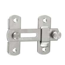 Stainless steel door buckle bolt, door latch, door bolt, safety bolt, sliding door hasp, pet cage door industrial lock