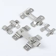 Stainless steel door buckle bolt, door latch, door bolt, safety bolt, sliding door hasp, pet cage door industrial lock