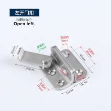 Thickened stainless steel door buckle cabinet door hanging buckle latch safety bolt sliding door hasp pet cage door lock buckle factory wholesale